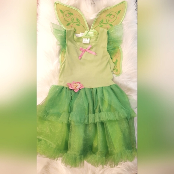 Disney Faries Tinker Bell Costume Child Small (Size 4-6) - Picture 2 of 16